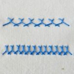 Embroidery stitch: Breton Stitch