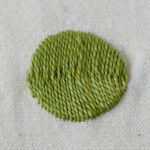 Embroidery stitch: Flat Stitch