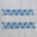 Embroidery stitch: Double Chevron Stitch