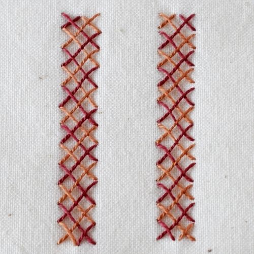 Double Herringbone Stitch