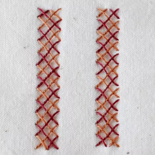 Double Herringbone Stitch