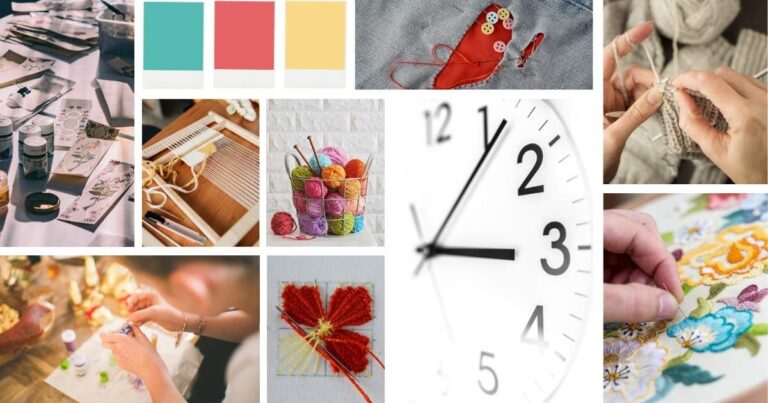 How to Find Time for Embroidery and Other Creative Endeavors