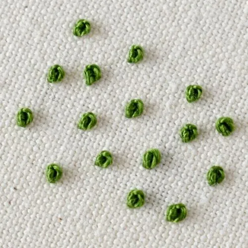 Colonial knot Stitch