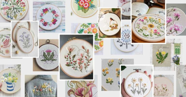 Flower Embroidery Designs - The Best Patterns From Real Textile Artists cover image