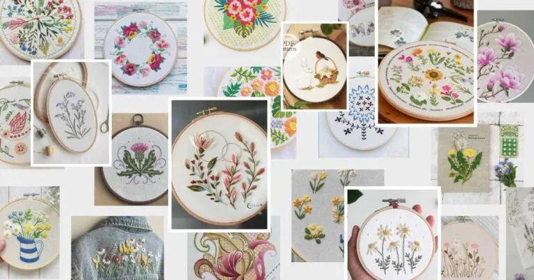 Flower Embroidery Designs - The Best Patterns From Real Textile Artists cover image